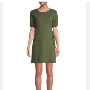 Madewell army green dress